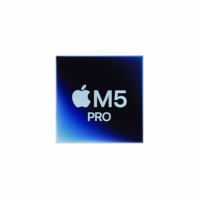 Apple 14-inch MacBook Pro M5 Pro chip with 15 core CPU and 16 core GPU, 24GB, 2TB SSD - Silver