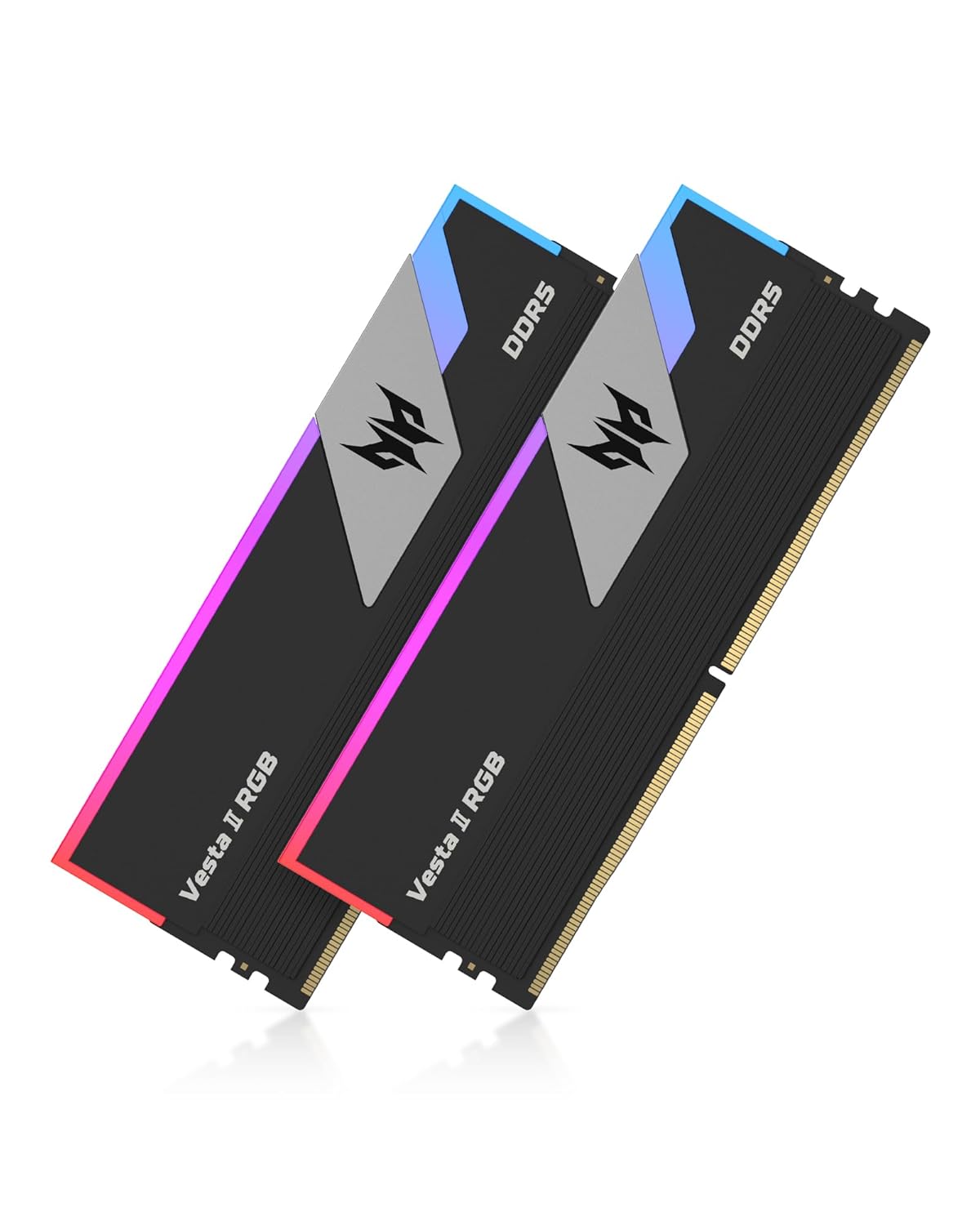 PREDATOR VESTAII DDR5 RGB U-DIMM 6000MHZ 32GB (16GB*2) BLACK