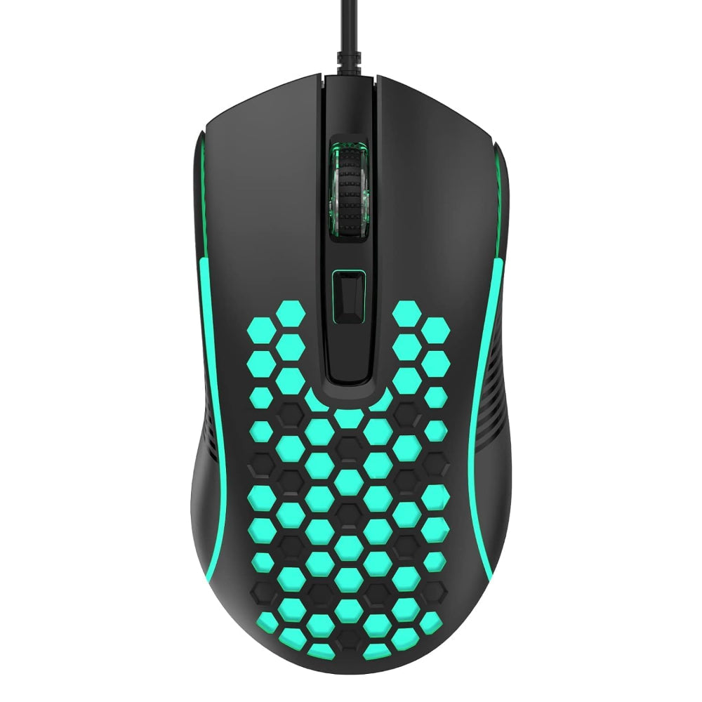 AULA S11 Wired Ergonomic Gaming Mouse ( Black ) ( S11 ) ( 3600DPI / 4 Macro Buttons )