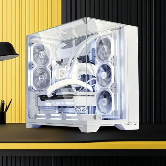 Lian Li Chassis O11 Vision ATX, Micro-ATX, Mini-ITX Mid Tower Gaming Computer Case