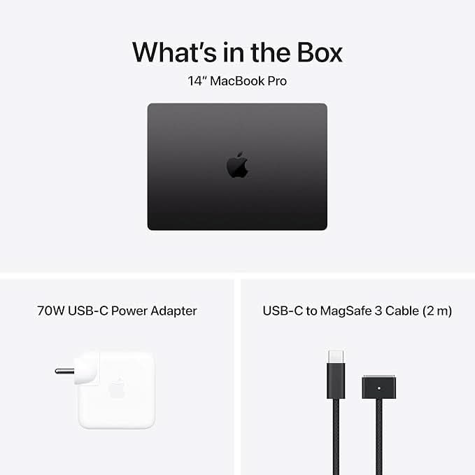 Apple 14-inch MacBook Pro M5 Pro chip with 18 core CPU and 20 core GPU, 24GB, 2TB SSD - Space Black