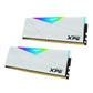 ADATA XPG 16GB D4 3200MHZ SW50 RGB DESKTOP RAM WHITE AX4U320016G16A-SW50
