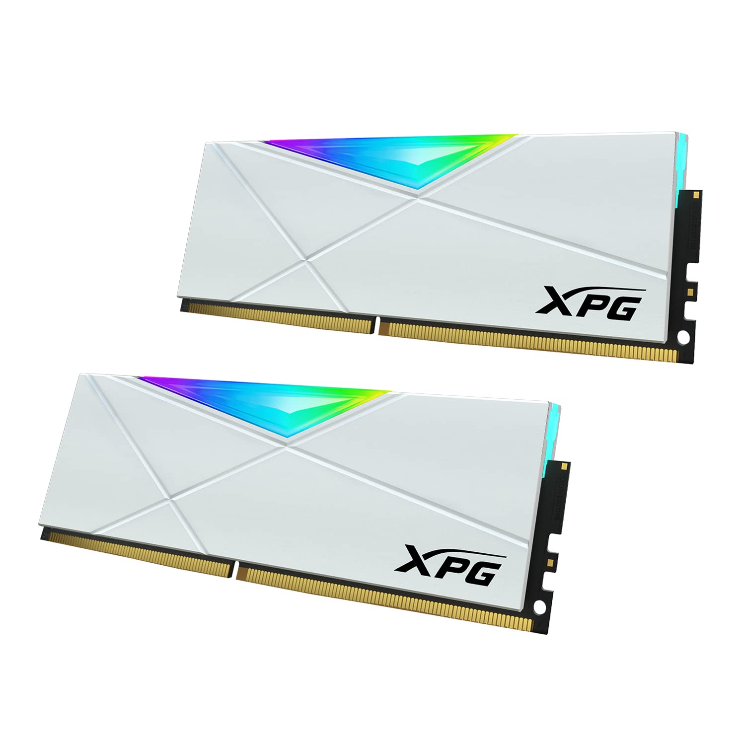 ADATA XPG 16GB D4 3200MHZ SW50 RGB DESKTOP RAM WHITE AX4U320016G16A-SW50