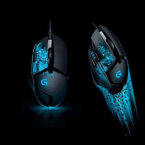 LOGITECH G402 Hyperion Fury Wired Ergonomic Gaming Mouse ( 910-004070 ) ( 4000DPI / 8 Macro Buttons ) ( Black )
