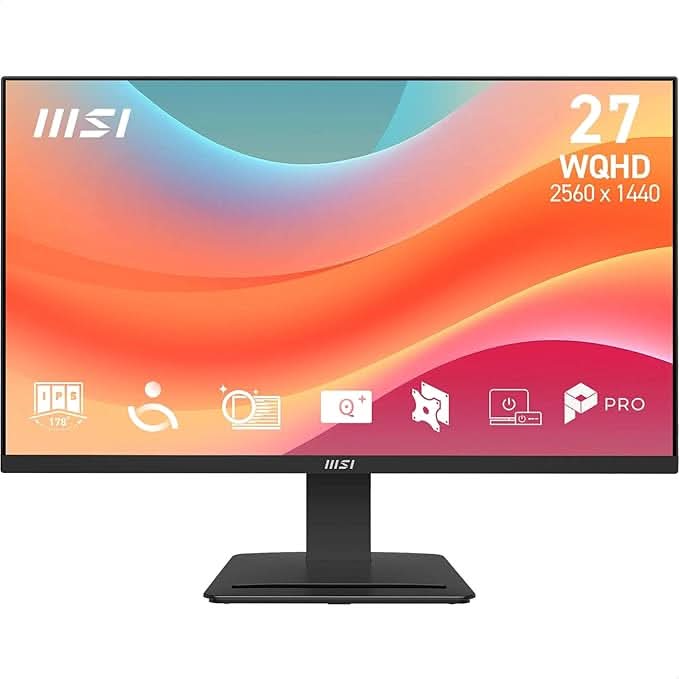 MSI PRO MP273Q E7 27 Inch WQHD, IPS Monitor