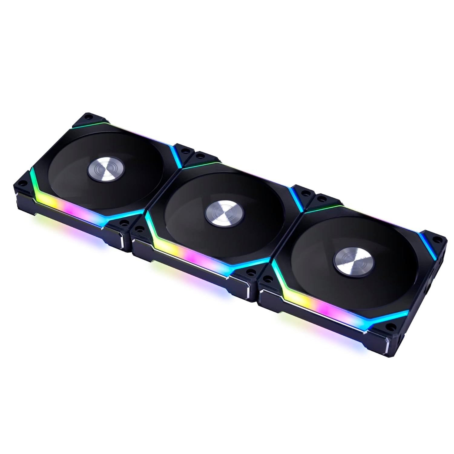 LIAN LI UNIFAN SL120 V2 ARGB CABINET FAN TRIPLE PACK BLACK