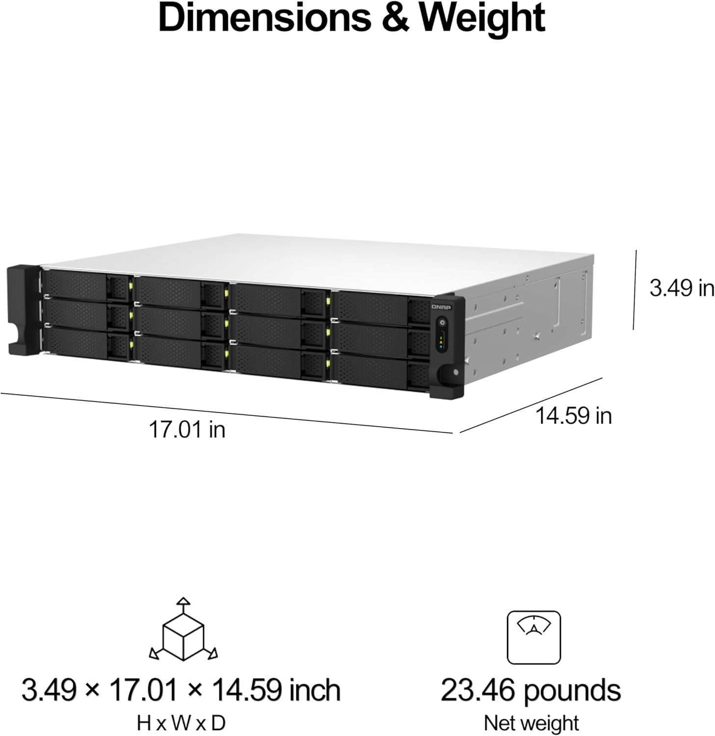 QNAP TS-1264U-RP-8G