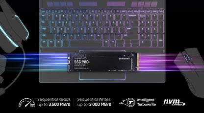 SAMSUNG 980 EVO SSD 1TB PCIE NVME M.2 SSD MZ-V8V1T0BW