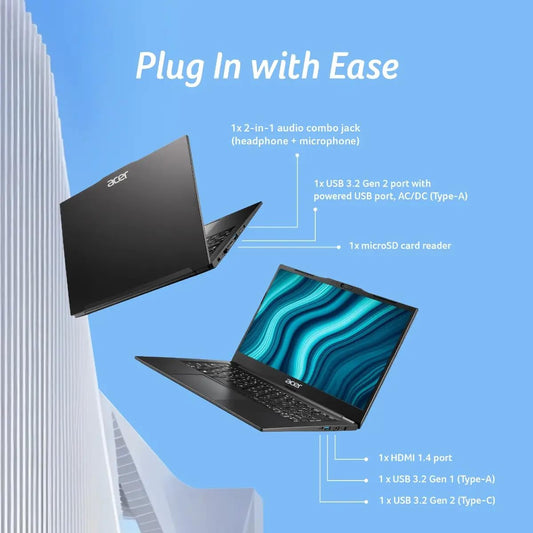 ACER TRAVEL LITE TL04-51M [CI5-1334U/8GB/512GB SSD/WIN11 HOME/14.0"/INTEGRATED GRAPHICS/1 YEAR(S)/BLACK]