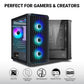 ANT ESPORTS 205 MINI 6F MINI-TOWER CABINET BLACK
