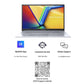 ASUS VIVOBOOK 15X INTEL CORE I5-1335U / 16GB (8*2) DDR4 / 512GB PCIE 4.0 SSD / 15.6-INCH / FHD (1920 X 1080) 16:9 /COOL SILVER /BACKLIT KB / WIN 11 HOME / MS OFFICE LAPTOP K3504VAB-NJ542WS