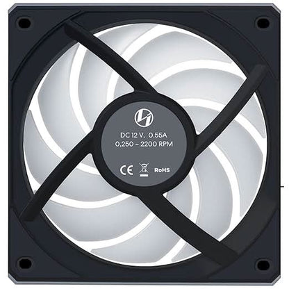 Lian Li UNI Fan CL Wireless 120 - Triple Pack Reverse Blade