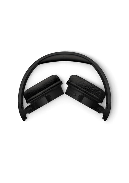 PHILIPS AUDIO TAH4209BK/00 BLUETOOTH HEADPHONES,LIGHTWEIGHT AND FOLDABLE DESIGN, 32MM NEODYNAMIC DRIVERS, 55H PLAYTIME, USB TYPE-C FAST CHARGING, BUILT-IN MIC FOR SMARTPHONE, LAPTOP, TABLET (BLACK)