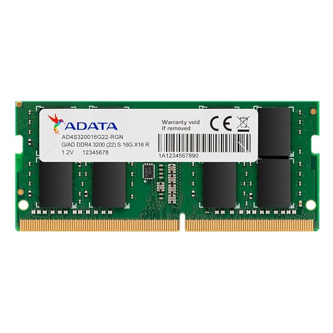 ADATA 16GB 3200MHZ PREMIER DDR4 LAPTOP RAM (AD4S320016G22-SGN)