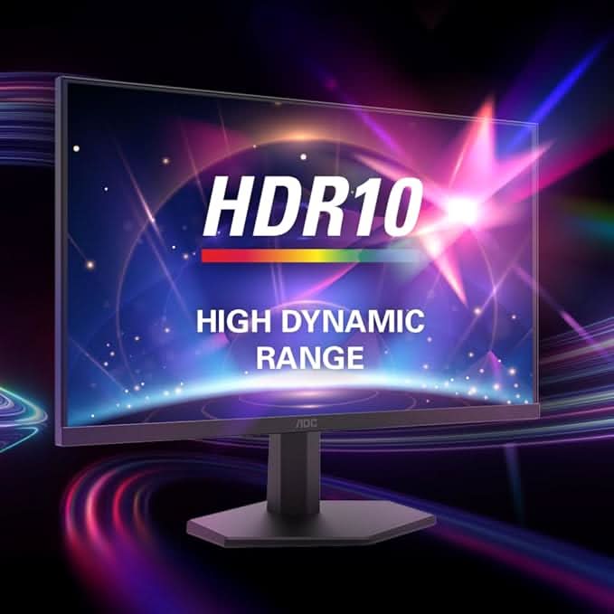 AOC 27G11ZE2 27 FHD Fast IPS Gaming Monitor – Black/Red |1920×1080| 240Hz Refresh | 0.3ms Response |Adaptive-Sync| HDR10| Frameless Design