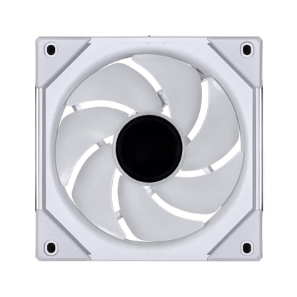 LIAN LI UNI SL INFINITY 120 WHITE 120MM PWM ARGB CABINET FAN (TRIPLE PACK)