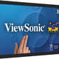 VIEWSONIC TD3207 32 INCH 1080P 10-POINT MULTI TOUCH SCREEN MONITOR WITH HDMI, USB TYPE B, AND DISPLAYPORT INPUTS