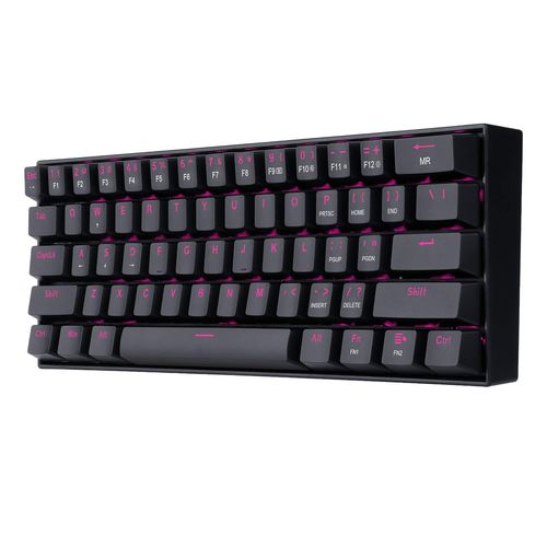 REDRAGON K630 Dragonborn 60% Mechanical Wired Gaming Keyboard ( Black ) ( Tactile Brown Switch )