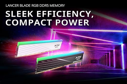 ADATA XPG DDR5 32GB (16X2) 6000 MHZ LANCER BLADE RGB BLACK AX5U6000C3016G-DTLABRBK