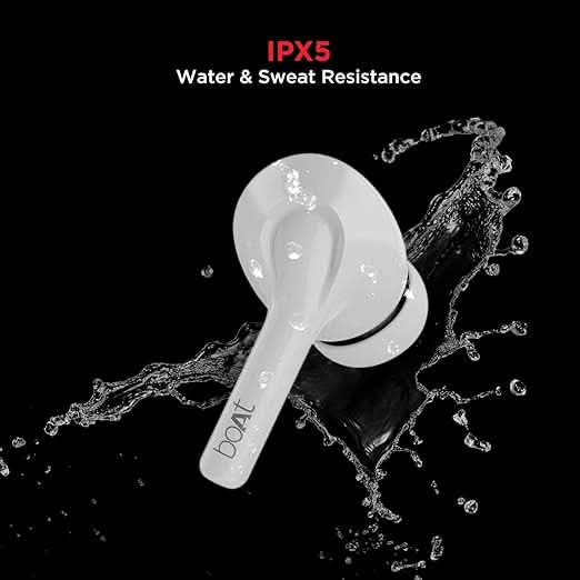 Boat Airdopes 161 Bluetooth TWS in Ear Earbuds (Pearl White)