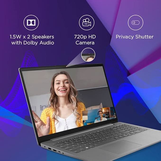 LENOVO IDEAPAD SLIM 3 82RK00VWIN [CI3-1215U 12TH GEN/8GB/512GB SSD/WIN11 HOME+MSO/15.6 INCH/INTEGRATED GRAPHICS /1 YEAR(S)/GREY]