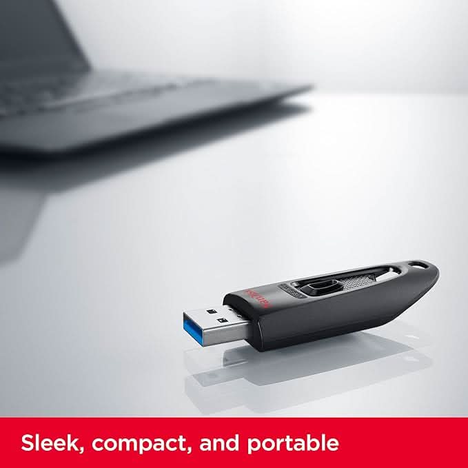 SanDisk Ultra 128GB, USB 3.0, Flash Pendrive