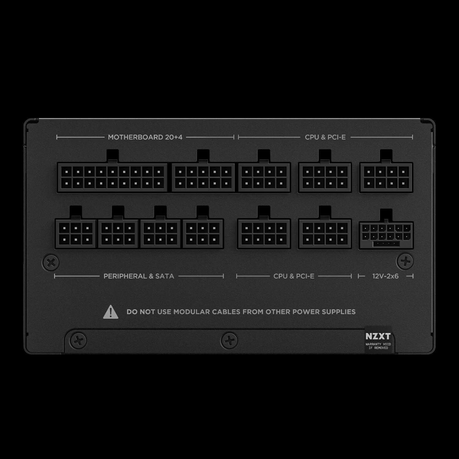 NZXT C1000 1000 WATT 80 PLUS GOLD ATX 3.1 POWER SUPPLY PA-0G2BB-UK