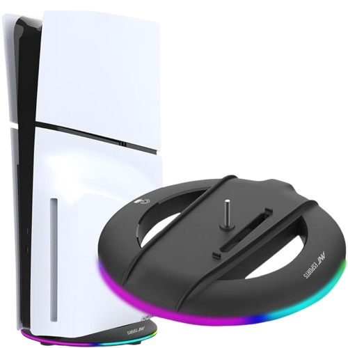 ANT ESPORTS PS5 SLIM VERTICAL DOCKING STATION STAND FOR PS5 SLIM CONSOLE DISC & DIGITAL