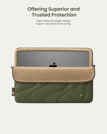 TOMTOC TERRA-A27 LAPTOP SLEEVE 13 INCH-GREEN