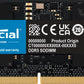 CRUCIAL BASICS 16GB DDR5-4800 SODIMM RAM CB16GS4800