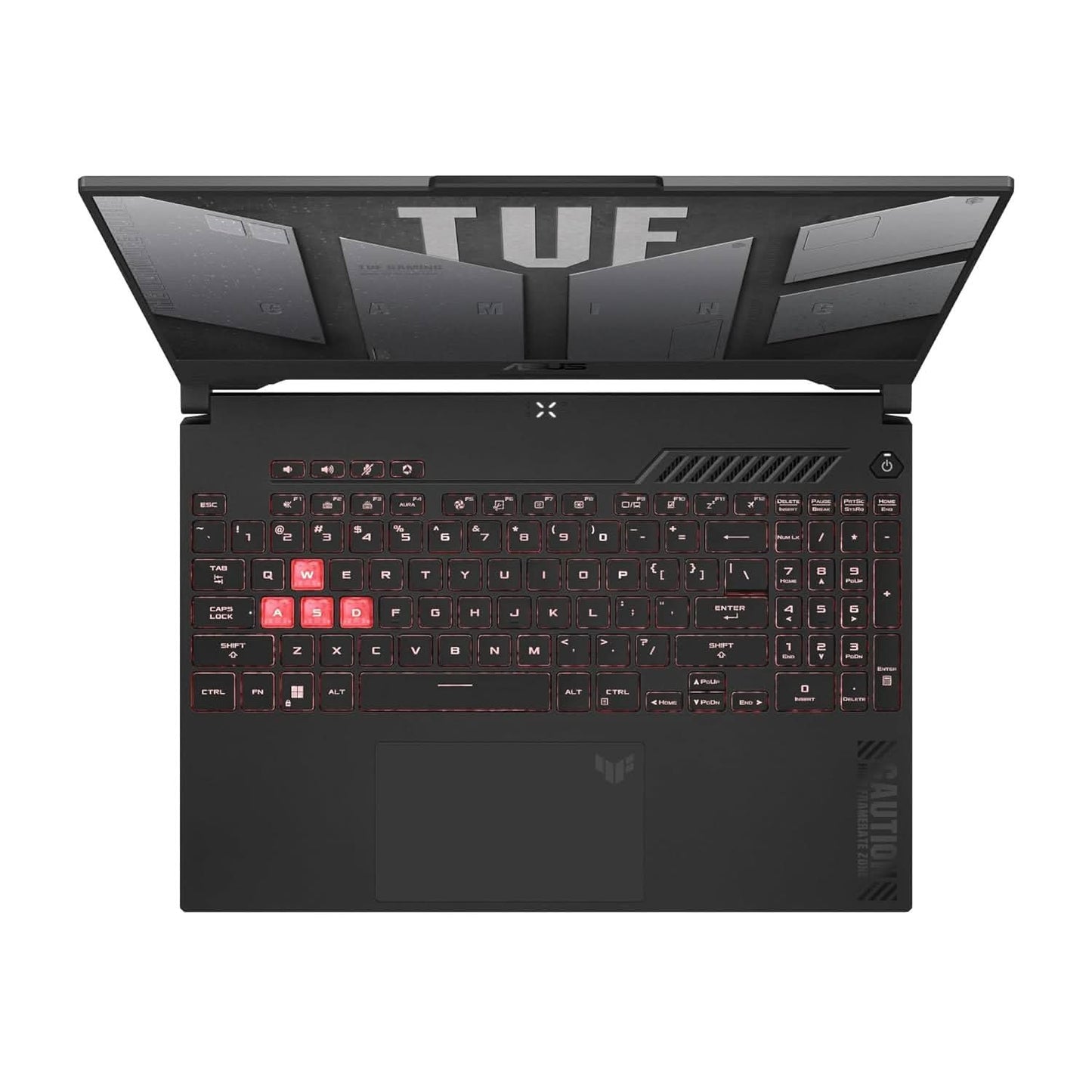 ASUS TUF GAMING F15 12TH GEN, INTEL CORE I7-12700H GAMING LAPTOP(NVIDIA RTX 3050-4GB/95W TGP/16GB RAM/512GB SSD/FHD/15.6 INCH/144HZ/RGB KB/90WHR/WINDOWS 11//JAEGER GRAY/2.20 KG) FX577ZC-HN193W