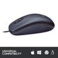 LOGITECH M100r Wired Ambidextrous USB Gaming Mouse ( 910-005005 ) ( 1000DPI / 3 Macro Buttons ) ( Black )