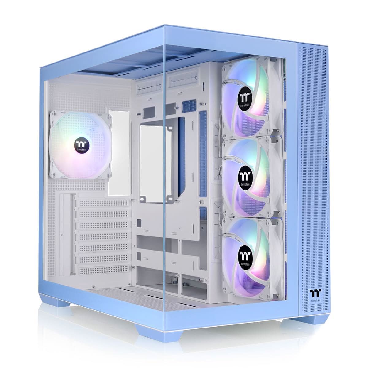 THERMALTAKE VIEW 380 TG ARGB HYDRANGEA BLUE MID TOWER CABINET