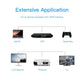 ANT ESPORTS AEH103 4K 2.0 HDMI CABLE WITH BLUE METAL CAP - 3 METERS I 24K GOLD-PLATED- (B0CQXHN99S)