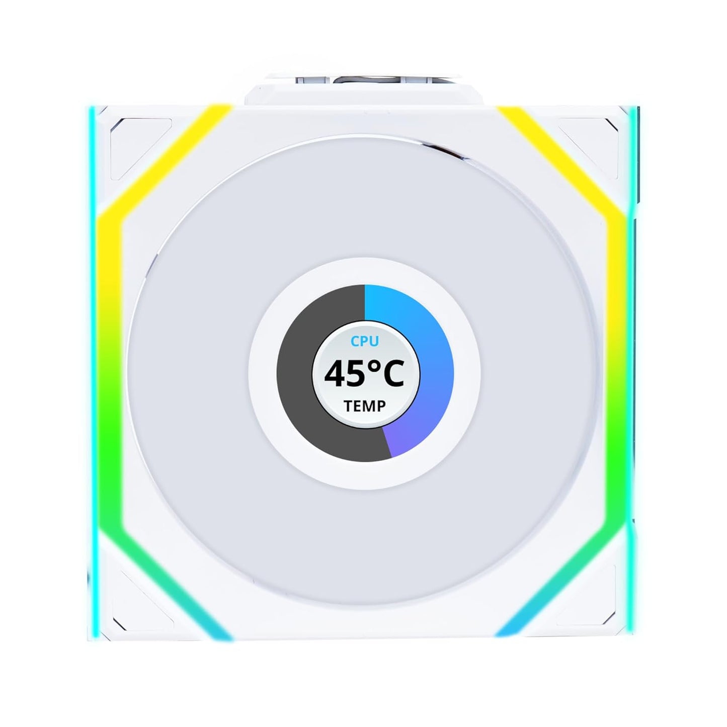 LIAN LI UNI FAN SL WIRELESS LCD 3 X 120MM KIT CASE FAN I COOLER - BLACK I WITH REVERSE BLADE I G99.12RSLLCD1W3W.IN