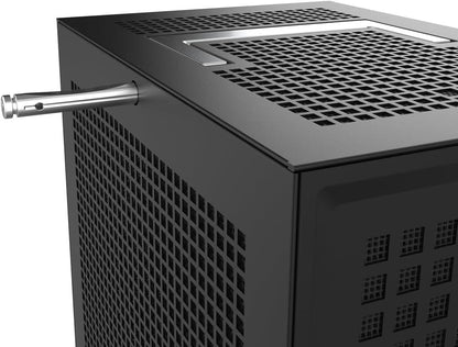 HYTE REVOLT 3 SMALL FORM FACTOR PREMIUM ITX COMPUTER GAMING CASE ONLY, METAL, BLACK CS-HYTE-REVOLT3-B