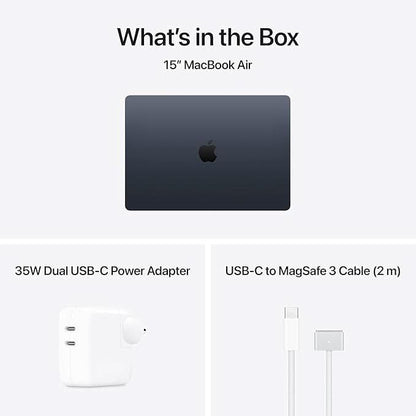 Apple 15-inch MacBook Air M5 chip with 10 core CPU and 10 core GPU, 16GB, 1TB SSD - Midnight