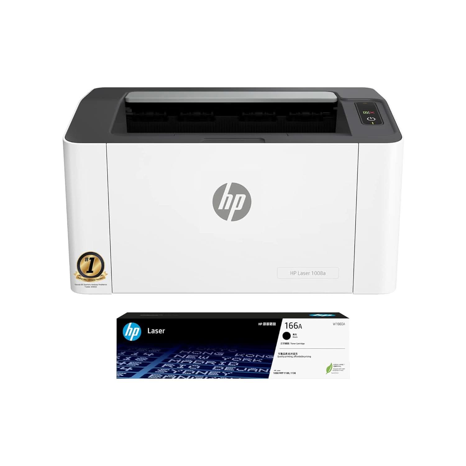 HP LASER 1008A PRINTER, SINGLE FUNCTION, PRINT, HI-SPEED USB 2.0 714Z8A
