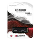 KINGSTON KC3000 PCIE 4.0 NVME M.2 SSD - HIGH-PERFORMANCE STORAGE FOR DESKTOP AND LAPTOP PCS -SKC3000D/2048G, 7,000MB/S READ, 7,000MB/S WRITE, BLACK