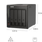 QNAP TS-453E-8G-US 4 BAY HIGH-PERFORMANCE DESKTOP