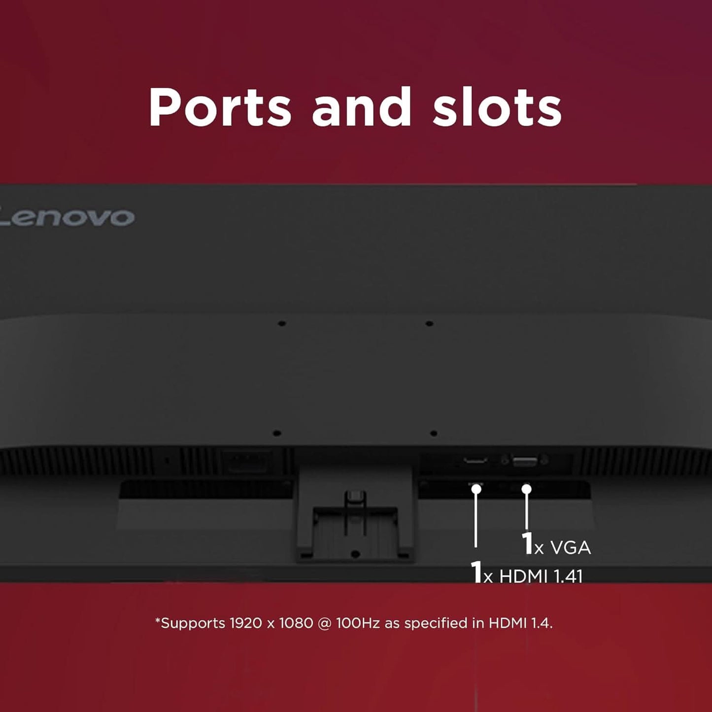 Lenovo L27-4e 27inch FHD IPS 100Hz Ultraslim Monitor