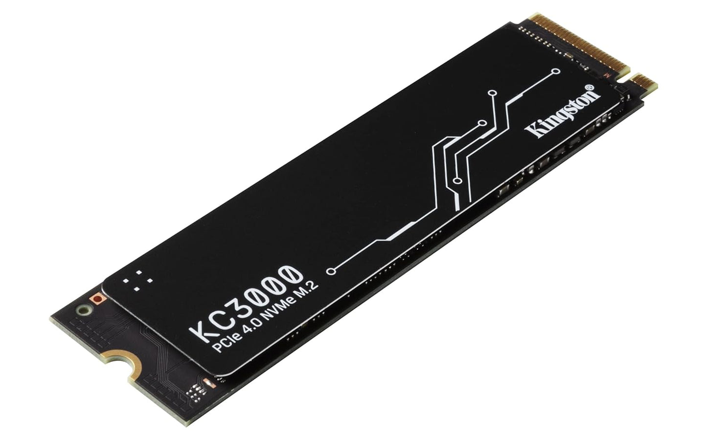 KINGSTON KC3000 PCIE 4.0 NVME M.2 SSD - HIGH-PERFORMANCE STORAGE FOR DESKTOP AND LAPTOP PCS -SKC3000D/4096G, 7,000MB/S READ, 7,000MB/S WRITE, BLACK