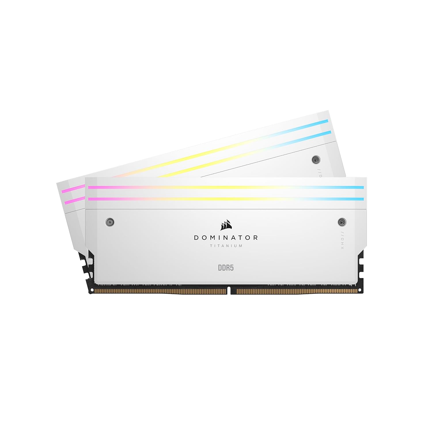 CORSAIR DOMINATOR TITANIUM RGB 96GB (2X48GB) 6600MHZ DDR5 CL32 INTEL XMP WHITE CMP96GX5M2B6600C32W