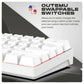 COSMIC BYTE CB-GK-32 THEMIS (WHITE) GAMING RGB KEYBOARD