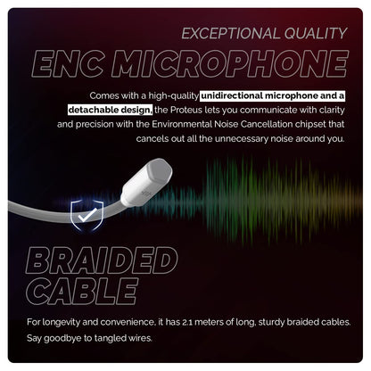 COSMIC BYTE PROTEUS RGB (WHITE) GAMING HEADPHONE