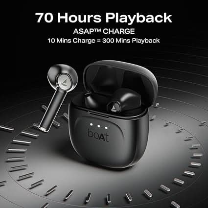 Boat Airdopes 138 Gen 2 Bluetooth Earbuds Black
