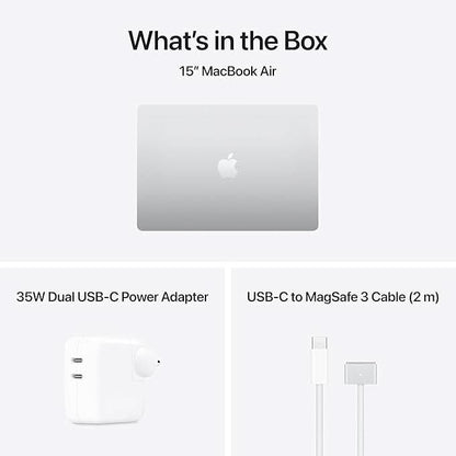 Apple 15-inch MacBook Air M5 chip with 10 core CPU and 10 core GPU, 24GB, 1TB SSD - Silver