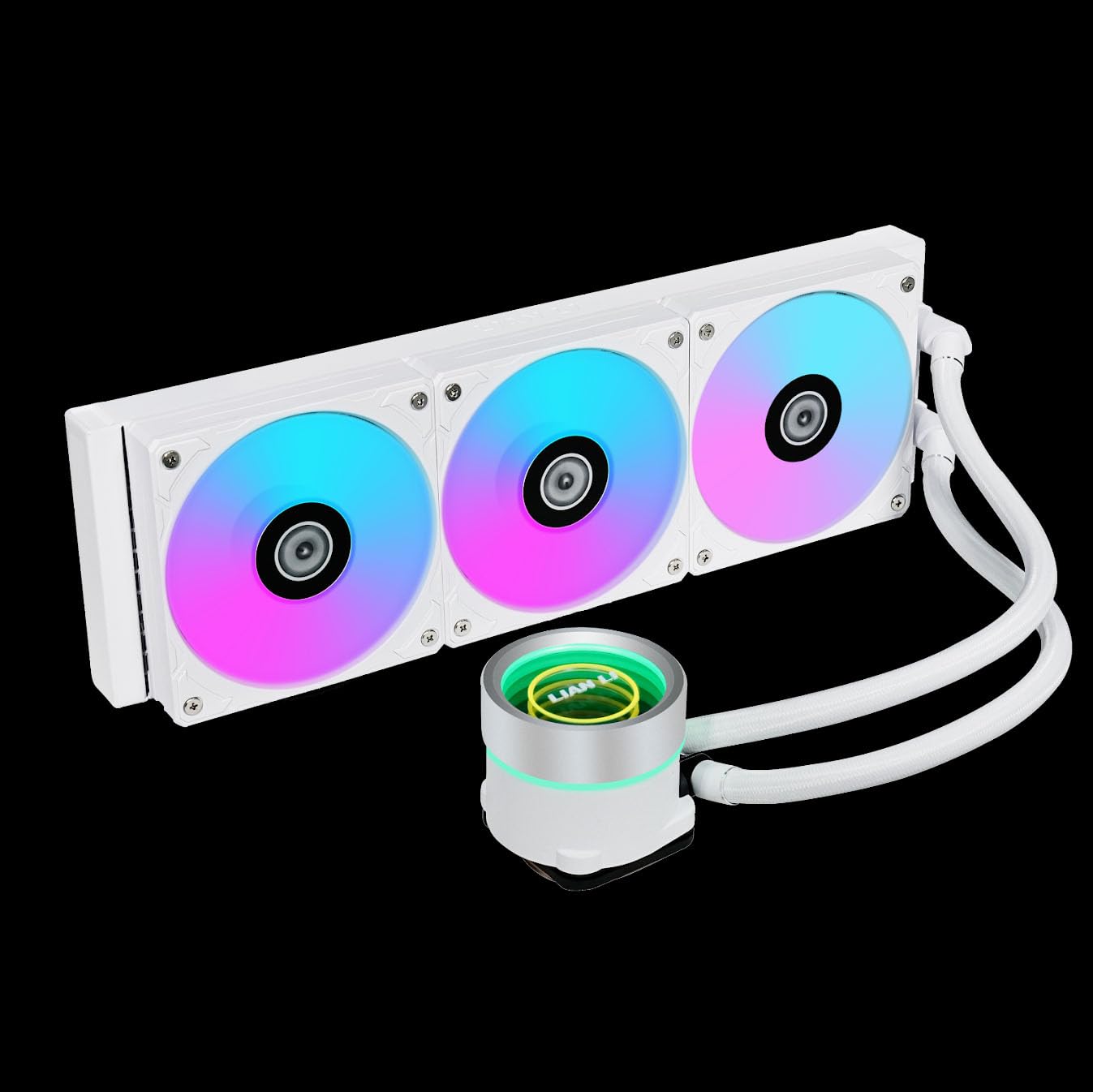 LIAN LI GALAHAD II 360 TRINITY 360MM AIO LIQUID COOLER WHITE