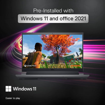 DELL G15 5530 [CI7-13650HX/16GB/1TB SSD/WIN11 HOME+MS24/15.6"/6GB-RTX3050 GRAPHICS/1 YEAR(S)/BLACK]