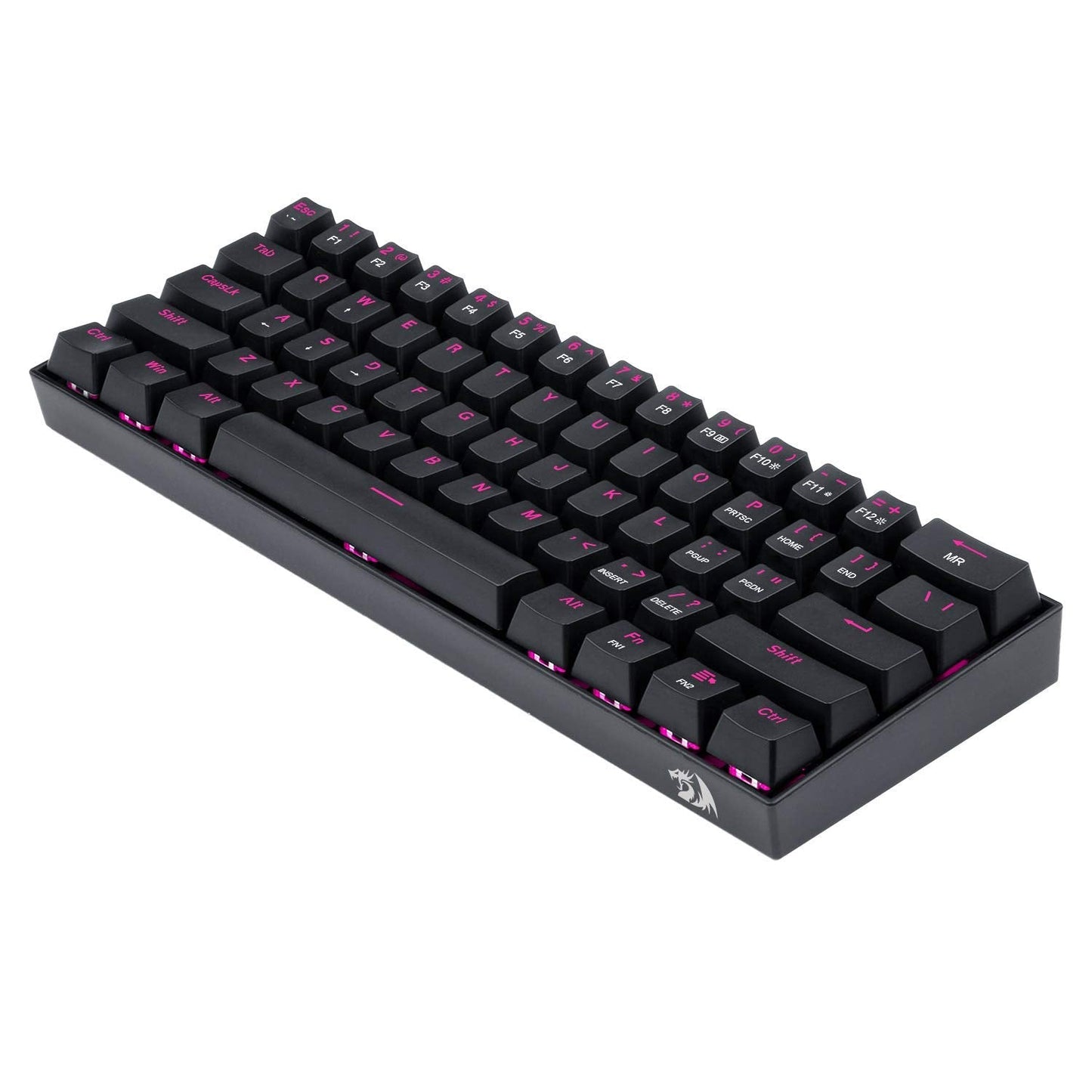 REDRAGON K630 PINK LED DRAGON BORN (BROWN SWITCH) KEYBOARD BLACK